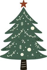 Fototapeta premium Artificial intelligence generation of tree illustrations.