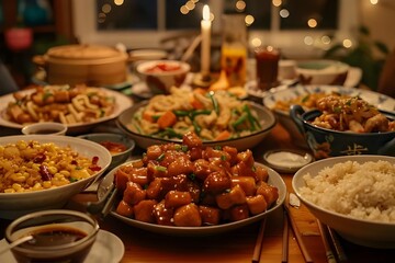 Share cherished moments and delectable flavors with loved ones over a delightful family-style Chinese dinner, a true culinary experience.