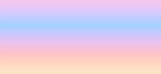 Delicate gradient from pink to blue. Summer banner in bright colors. Background with retro blur © JuliaBliznyakova