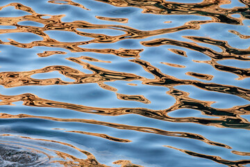 reflection of rocks in water, S Estaca, Valldemossa, mallorca, spain