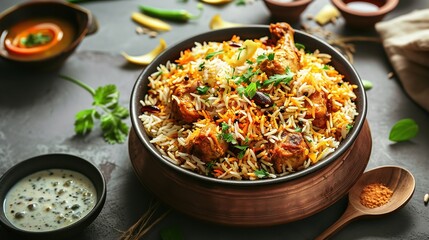 Chicken Dhum Biryani Using Jeera Rice and Spices