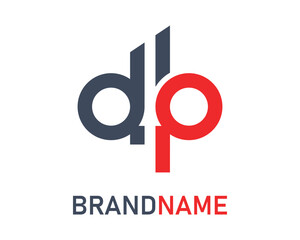 Letter dp logo design template