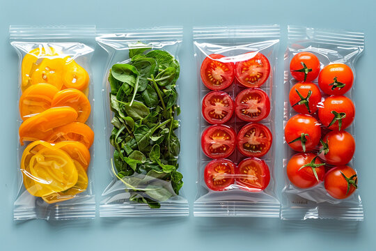 Innovative packaging that changes color to indicate food freshness