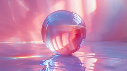 Fototapeten A shiny crystal ball © SashaMagic