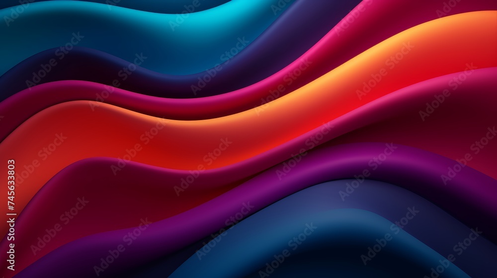 Poster vintage retro wave style grained gradient textured abstract background design concept