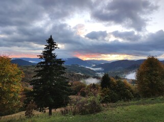 autumn in the mountains