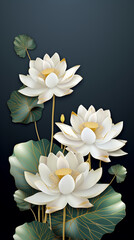 Colorful butterfly beauty plant water hibiscus red tropical frangipani spa stones Beautiful pink water lily flower made rose water splashed light emanating floating macro Photography Generative Ai