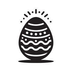 
Elegant Black Vector Decorative Egg Silhouette Collection: Perfect for Easter Crafts, Designs, Cards, and Decorative Projects. Decorative Egg vector.