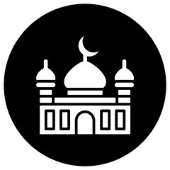 Mosque Vector Icon Design Illustration