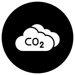 Carbon dioxide Vector Icon Design Illustration