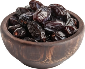 Dried dates fruits in bowl