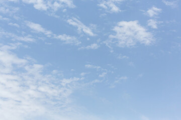 Beautiful small cirrus clouds at summer day. Nature atmosphere background or wallpaper ШАТТЕР...