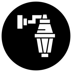 Street lamp Vector Icon Design Illustration