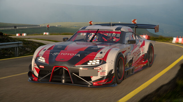 Toyota Supra GR GT4 on track