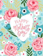 Greeting card for mother's day - 745643896