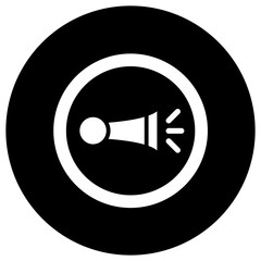 Horn Vector Icon Design Illustration