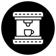Coffee Maker Vector Icon Design Illustration