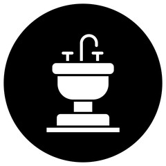 Sink Vector Icon Design Illustration