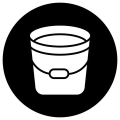 Bucket Vector Icon Design Illustration