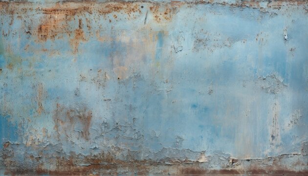 Old weathered painted grunge metal sheet