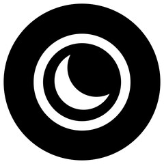 Night mode Vector Icon Design Illustration