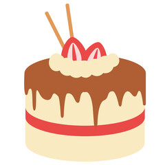 Birthday Melted Cake