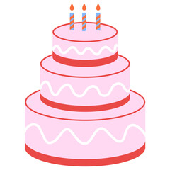 Tiered Birthday Cake