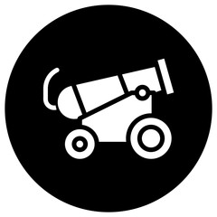 Cannon Vector Icon Design Illustration