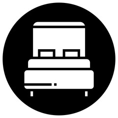Bed Vector Icon Design Illustration