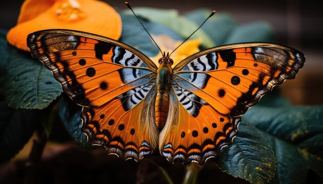closeup shot of a beautiful butterfly