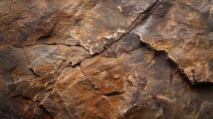 dark rock texture background. dark brown rough mountain surface

