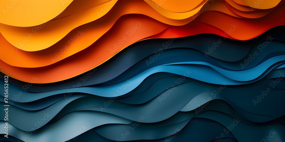 Aufkleber vivid patterns: a colorful array of papers against a dark background. concept abstract photography, 
