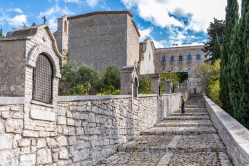 Sanctuary and the Monastery of Santa Maria degli Angeli, Cassano delle Murge, Bari province, Puglia...