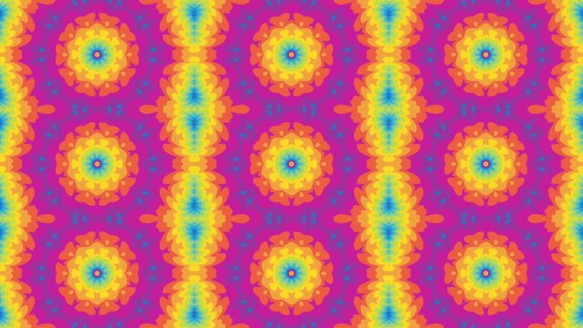 Bright abstract moving colorful pattern