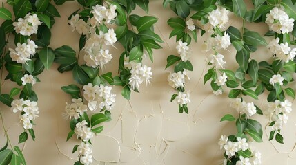 Jasmine garland , Handmade , Sign of Mother day in Thailand
