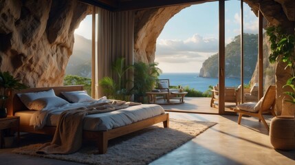 Bedroom With a View of the Ocean