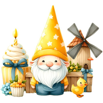 gnomes easter birthday