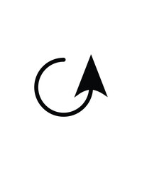 arrow icon, vector best flat icon.