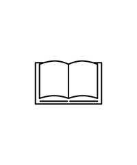 book icon, vector best line icon.