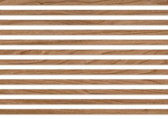 Wooden slats. Wood lath line arrange pattern texture background
