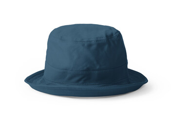 Canvas Bucket Hat Mockup Template, PNG transparency with shadow