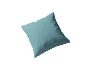 Square Pillow Mockup, PNG transparency