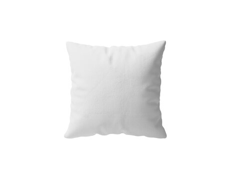 Square Pillow Mockup, PNG transparency with shadow