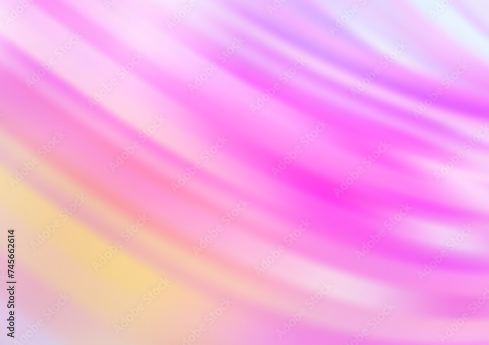 Poster light pink vector background with bubble shapes.