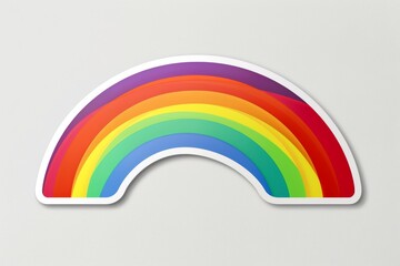 LGBTQ Sticker hope sticker design. Rainbow drag fashion sticker motive upbeat sticker diversity Flag illustration. Colored lgbt parade lgbtq support wins. Gender speech creative