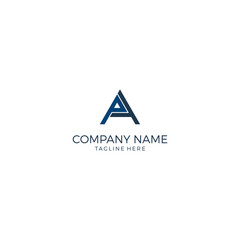 Letter PA and AP Logo vector