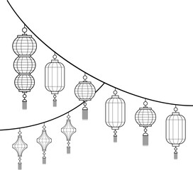 Chinese classic hanging lantern
