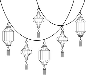 Chinese classic hanging lantern