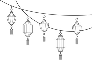 Chinese classic hanging lantern