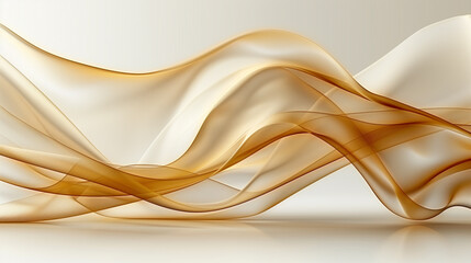 Luxurious gold glitter waves on smooth silk textile create a backdrop of elegance and celebration.